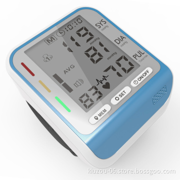 Health Care Wrist Blood Pressure Monitor Validated Black Blood Pressure Monitor Easy to Carry